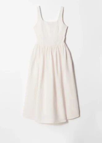 Vestido midi acampanado