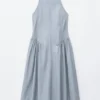 Vestido midi acampanado
