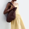 Vestido midi acanalado