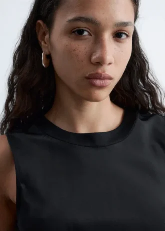 Vestido midi asimétrico de satén