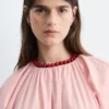 Vestido midi con cordón