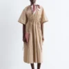 Vestido midi con cordón