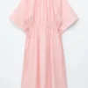 Vestido midi con cordón