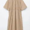 Vestido midi con cordón