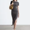Vestido midi de jersey