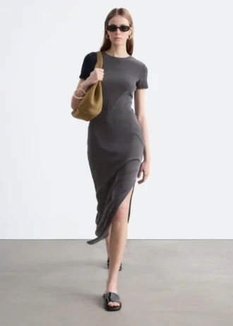 Vestido midi de jersey