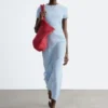 Vestido midi de jersey