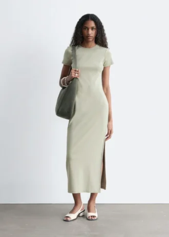 Vestido midi de jersey