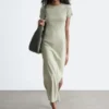 Vestido midi de jersey