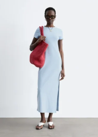 Vestido midi de jersey