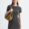Vestido midi de jersey