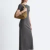 Vestido midi de jersey