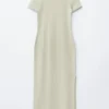 Vestido midi de jersey
