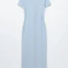 Vestido midi de jersey