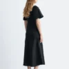 Vestido midi de lino