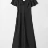Vestido midi de lino
