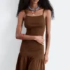 Vestido midi de punto