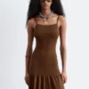 Vestido midi de punto