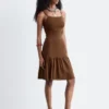 Vestido midi de punto