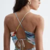 Vestido midi liso de satén