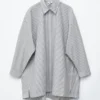 Vestido mini tipo camisa oversize