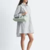 Vestido mini tipo camisa oversize