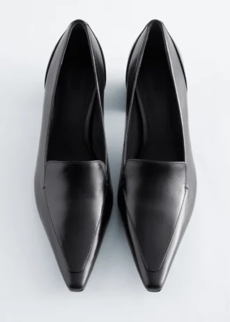 Zapatos de salón de piel